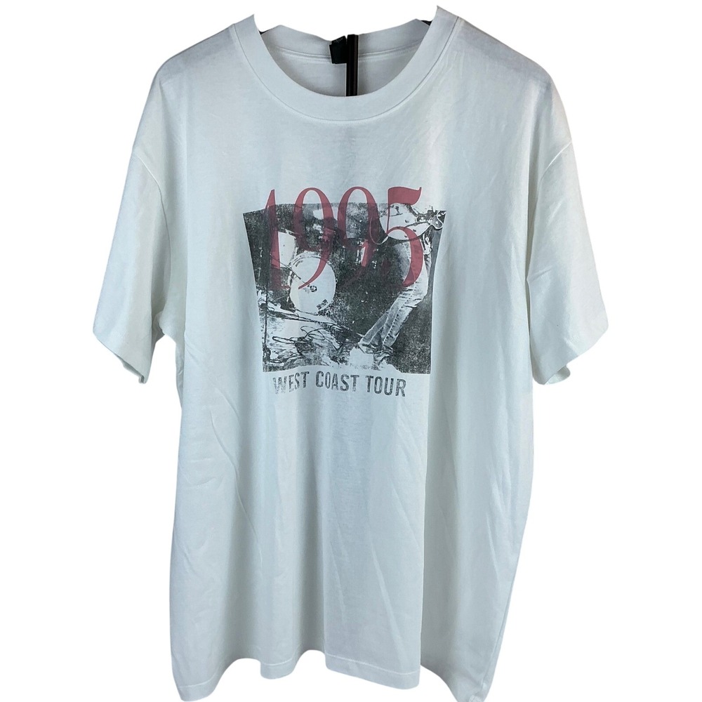 Wild‎ Fable 1995 West Coast Tour Graphic T-Shirt Women's White XXL MSRP $16